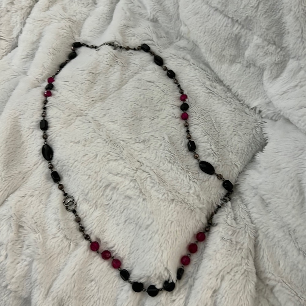 Lia Sophie Pink & Black necklace